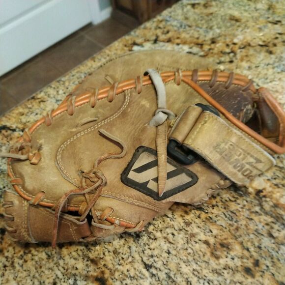 Baseball Glove Mizuno Franchise Model C001 Pro Scoop Catchers Mitt Power Lock - Picture 7 of 10